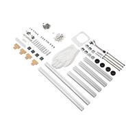 Vvikizy Support Hôte D'ordinateur MATX en Aluminium, Assemblage Facile, Excellente Dissipation Thermique pour les Constructeurs de PC (Argent)