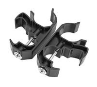 Vvikizy Supports de Montage de Lampe de Poche Haute Résistance, Installation sans Perçage pour Unlimited 4 Portes JL 2018-2025, ABS Robuste 2 Pièces Support de Lampe de Poche de Voiture pour un