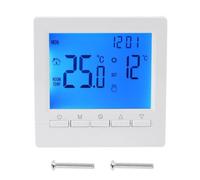 Vvikizy thermostat avec écran LCD Thermostat numérique électronique avec écran LCD, Thermostat electromenager petit Blanc