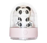 Vvikizy Veilleuse D'aromathérapie en Forme de Panda Mignon, Rechargeable par USB, éclairage coloré, Petite Lampe de Table de Chevet pour Chambre D'enfant, ABS PP PC (1)