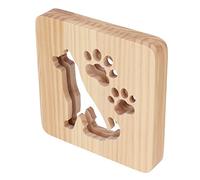 Vvikizy Veilleuse pour Enfants, Design de Chien Adorable, Lumière Douce et Chaude pour Espace de Bureau et de Chambre D'enfant, alimenté par USB, 18,7x18,7x3cm