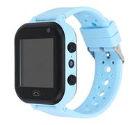 Vvikizy Watch Smart Watch pour Enfants, écran de Touche de 1,44 Pouce avec Preuve d'eau IP67, Podomètre, Réveil, Lampe de Poche, 2 Voies Appelle Les Garçons et Les Filles (Bleu)