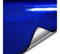 VViViD + Film vinyle holographique haute brillance pour voiture (0,9 m x 1,5 m, bleu).