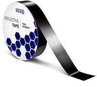 Vvivid Noir Réfléchissant Air-release Vinyle Adhésif Rouleau de ruban adhésif 1" x 15ft noir