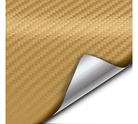 VViViD XPO sec en fibre de carbone Doré en vinyle Rouleau de papier avec la technologie Air Release