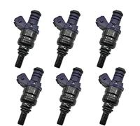 VVKFTP Injecteurs Carburant À Rampe Commune Voiture Ensemble Buse D'essence 6 Pièces/lot 1439800 pour B&MW 330CI 330I 530I X3 X5 Z3 Z4 3.0L 2001-2006 Buses d'injecteurs Carburant