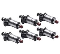 VVKFTP pour Acura CL pour Integra RL TL 1996-2001 06164P2A000 6 Pièces Voiture Adaptateur Buse À Rampe Commune Moteur Débit Adapté Soupape D'injecteur Carburant Buses d'injecteurs Carburant