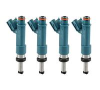 VVKFTP pour T&oyota pour Prius 1.8L 2010-2011 23250-37021 4 Pièces Voiture Rampe Commune Injecteur Assemblage Buse Adaptateur Moteur Injecteur De Carburant Buses d'injecteurs Carburant