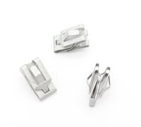 VVO Fasteners- Clips en Métal Argent. Pour Tableau de bord et garniture. Compatible avec Ford Kuga, (10 pcs)