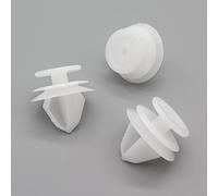 VVO Fasteners- Clips en Plastique Blanc. Pour Bas de caisse, Garniture de bas de caisse. Compatible avec Citroen Berlingo Multispace, C3, (10 pcs)