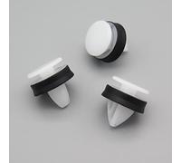 VVO Fasteners- Clips en Plastique Blanc. Pour Garniture de moulure de porte arrière. Compatible avec Ford Transit, (10 pcs)