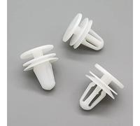 VVO Fasteners- Clips en Plastique Blanc. Pour Panneau de porte arrière. Compatible avec Peugeot 306, (10 pcs)