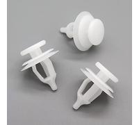 VVO Fasteners- Clips en Plastique Blanc. Pour Revêtement de hayon. Compatible avec Peugeot 406, Partner Van, (10 pcs)