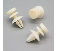 VVO Fasteners- Clips en Plastique Blanc. Pour Tableau de bord et garniture. Compatible avec Alfa Romeo 147, 156, GT, (2 pcs)