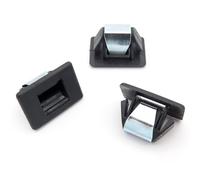 VVO Fasteners- Clips en Plastique Noir. Pour Calandre. Compatible avec Fiat 500, (10 pcs)