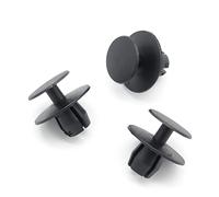 VVO Fasteners- Clips en Plastique Noir. Pour Calandre ou Traverse supérieure avant. Compatible avec Peugeot 306, 406, (10 pcs)