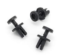 VVO Fasteners- Clips en Plastique Noir. Pour Panneau de porte arrière. Compatible avec Citroen Dispatch/Jumpy, (10 pcs)