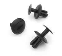 VVO Fasteners- Clips en Plastique Noir. Pour Pare-chocs avant. Compatible avec Seat Ibiza, (10 pcs)