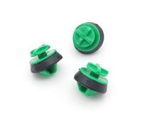 VVO Fasteners- Clips en Plastique Vert. Pour Élargisseur d'aile avant et moulure de garniture. Compatible avec Citroen C3, (10 pcs)