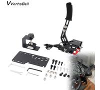 VVORHSBELL USB Handbrake 16 Bit SIM PC Racing Games Compatible with logitech G25 G27 G29 G920 G923 & Thrustmaster T300 T500 Adjustable Linear Handbrake For Simulator Games