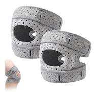 VVQWCY Lot de 2 genouillères pour la rotule d'été - Pour homme et femme - Réglables - Pour le sport - Soulagement de la douleur - Corde à sauter