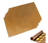 VVQWCY Lot de 6 films de cuisson permanents réutilisables - Papier sulfurisé réutilisable - Pour plaque de cuisson - 40 cm x 30 cm