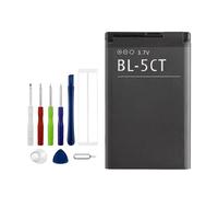 Vvsial L-5CT Batterie de rechange compatible avec NOK-IA BL-5CT avec kit d'outils