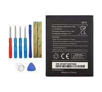Vvsialeek WIKO 2610 Batterie de rechange compatible avec WIKO Jerry 2 Jerry 3 avec kit d'outils gratuit