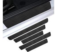 vvvyfx 4 Pièces Protection Seuil de Porte de Voiture pour Peugeot 3008 II M I 2016-2024, Pièces Voiture Plaques Seuil Porte,Door Sill Contre Les Rayures Protection