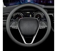 vvvyfx Couvre Volant Voiture pour Toyota Corolla Touring Sports 12 (XII) E210 I 2018-2023, Couvre Volant en PU Cuir,Chaude en Hiver et Fraîche en été,Durables Accessoires Volant Voiture,Respirant