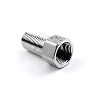VVW&LIU 1/2 'DN15 BSP mâle x Femelle Mamelon de Baril en Acier Inoxydable raccord de Tuyau connecteur Joint Adaptateur Longueur 50/100mm, 1 pièces DN15, Longueur 32mm
