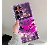 VVW&LIU Coque de téléphone à Motif Game Machine pour Samsung S24, S25, S23 Ultra, S20 FE, S21, S22 Plus, S23 FE, Note 20 Ultra, 10 Plus, UUAYB02, pour Galaxy S25 Ultra