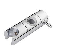 VVW&LIU Support de Support de Douche 19mm, Installation du siège sur Le Tube de Rail, Support de pommeau de Douche chromé pour Le Remplacement de la Salle de Bain avec Barre coulissante, H