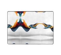 VVXBHGR Abstract Art Prints Carpet Tapis doux, moelleux, absorbant l'eau, durable, pour salon, bureau, table basse, lit, balcon, 203,2 x 147,3 cm