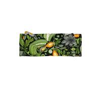 VVXBHGR Bandeau à nœud pour bébé avec motif végétatif - Bandeau en polyester doux, doux pour la peau et extensible pour nourrissons de 0 à 6 mois