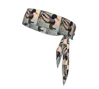 VVXBHGR Bandeau de sport à imprimé canards rafraîchissants pour homme et femme, doux et respirant, évacuation de l'humidité, athlétique