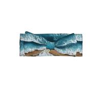 VVXBHGR Bandeau pour bébé avec nœud imprimé The Waves on the beach - Bandeau en polyester doux, doux pour la peau et extensible pour les nourrissons de 0 à 6 mois