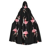 VVXBHGR Cape à capuche d'Halloween pour adulte - Imprimé soldat et beauté - Confortable et douce avec un grand bord - Convient pour les fêtes et les rassemblements