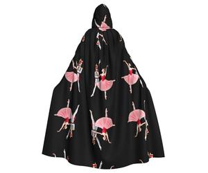 VVXBHGR Cape à capuche d'Halloween pour adulte - Imprimé soldat et beauté - Confortable et douce avec un grand bord - Convient pour les fêtes et les rassemblements