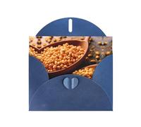 VVXBHGR Carte vierge bleue à carreaux de vacances et belles impressions de soja vierges