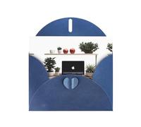 VVXBHGR Carte vierge bleue à carreaux et perles - Bel bloc de notes vierges - Impressions chaleureuses pour le bureau