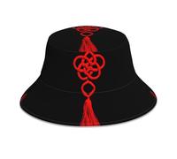 VVXBHGR Chapeau bob réfléchissant double face May All Your Wishes Come True Prints pliable pour la plage, le camping Noir