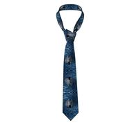 VVXBHGR Cravate pour homme avec imprimé zèbre dans le vortex douce et confortable, ne se déforme pas, résistante à la décoloration, durable avec une excellente verticalité
