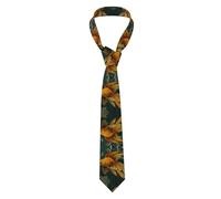 VVXBHGR Cravate pour homme motif poisson rouge dans le vortex douce et confortable, ne se déforme pas, résistante à la décoloration, durable avec une excellente verticalité