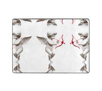 VVXBHGR Cupid shooting in love Prints Carpet Tapis doux, moelleux, absorbant l'eau, durable, pour salon, bureau, table basse, lit, balcon, 203,2 x 147,3 cm