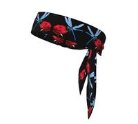 VVXBHGR Dragonfly kisses - Bandeau de sport pour homme et femme - Doux et respirant - Évacuation de l'humidité - Style athlétique