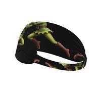 VVXBHGR Elf Hugging each other Printed Elastic Exercise Headband Sports Head Tie for Men and Women Soft Quick Dry