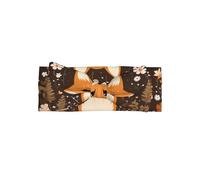 VVXBHGR Funny Fox Bandeau avec nœud pour bébé - Bandeau en polyester doux, doux pour la peau et extensible pour les nourrissons de 0 à 6 mois