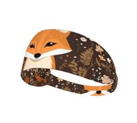 VVXBHGR Funny Fox Prints Bandeau élastique pour homme et femme Séchage rapide