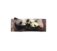 VVXBHGR Joli bandeau à nœud pour bébé imprimé pandas - Bandeau en polyester doux, doux pour la peau et extensible pour les nourrissons de 0 à 6 mois